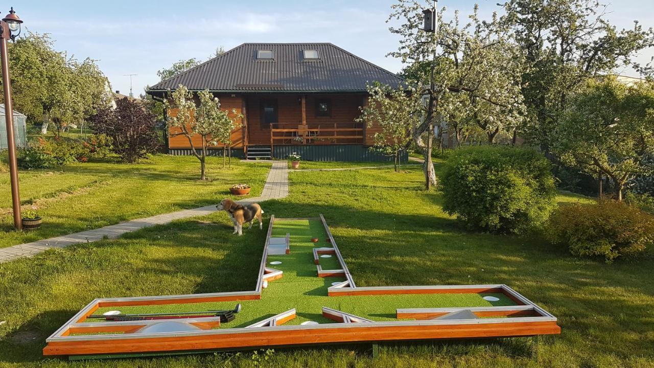 Vasarnamis Zarasuose Villa Zarasai Exterior photo